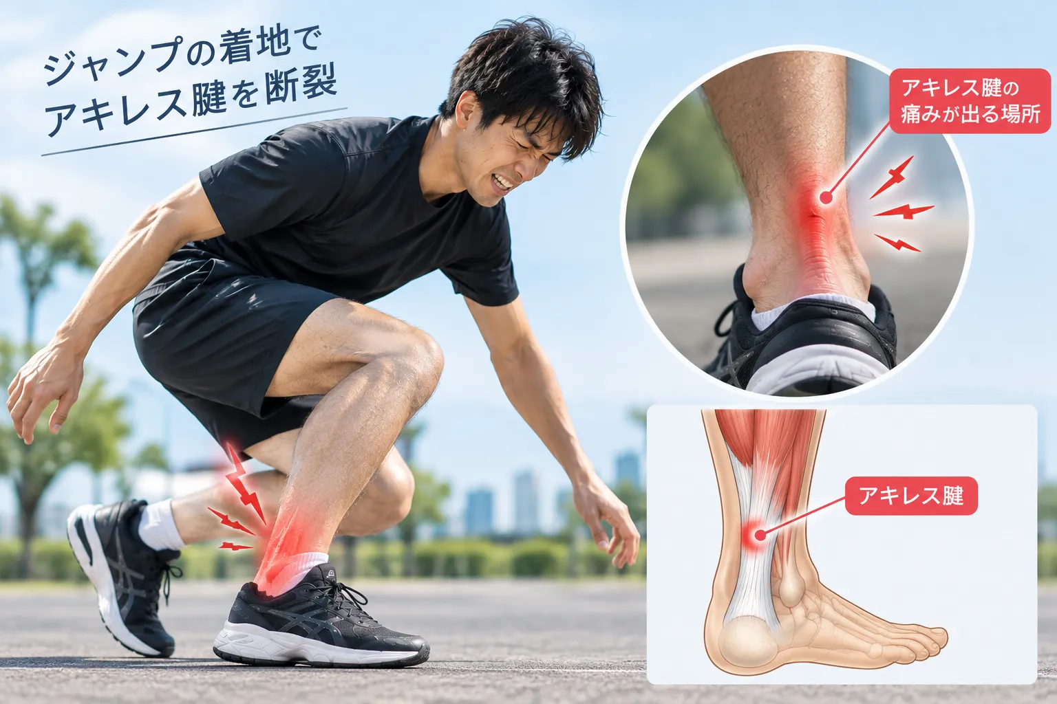 【アキレス腱断裂】治療終了と言われても残る痛みと不安...