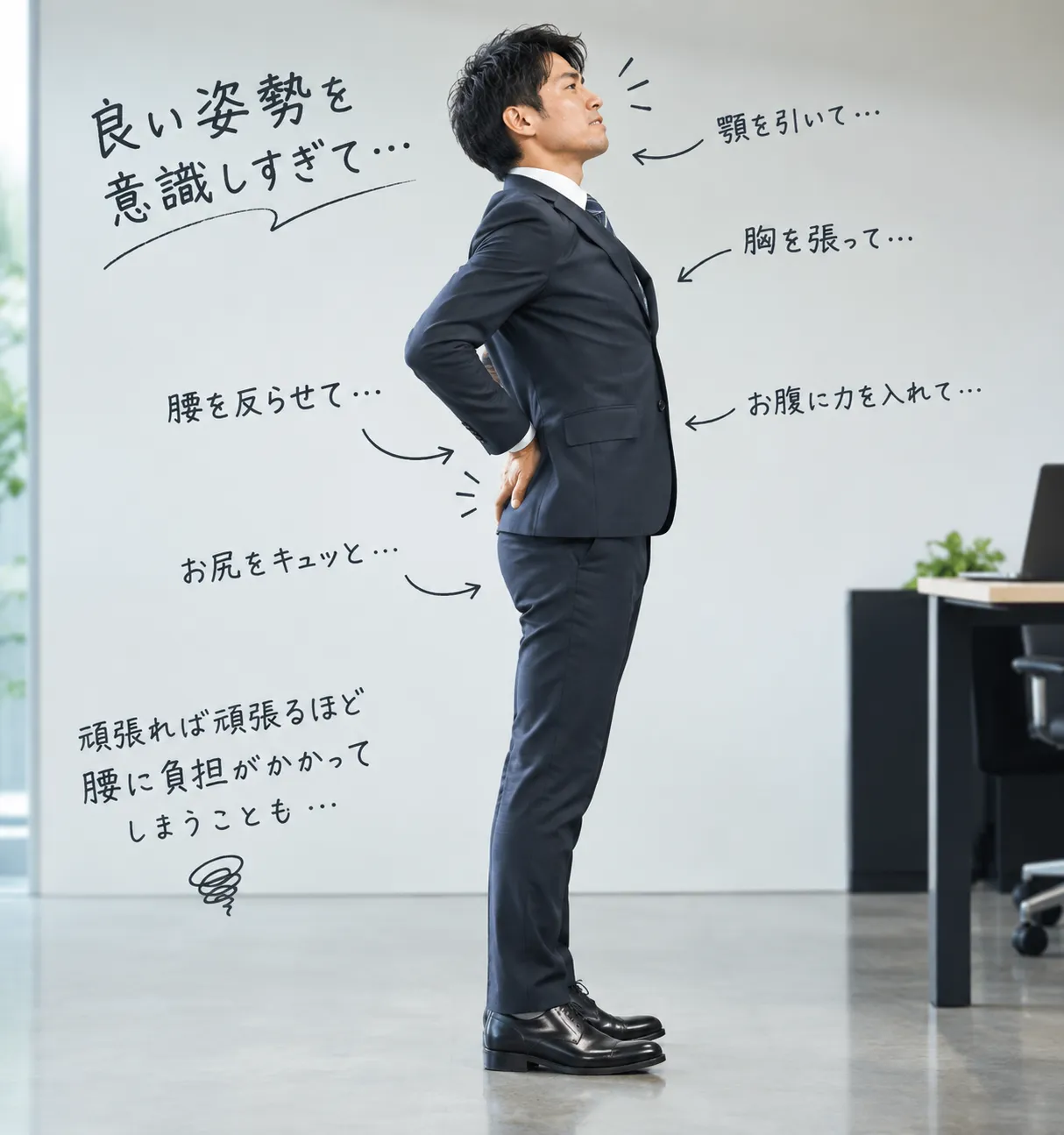 その【良い姿勢】あなたの身体に本当に合っていますか？